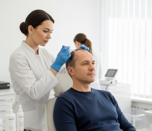 טיפול בנשירת שיער לגברים